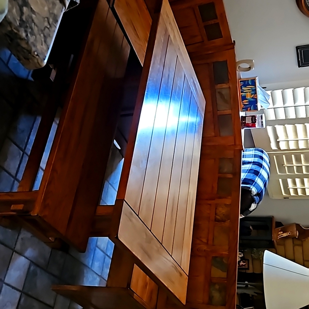 Kitchen table with bench